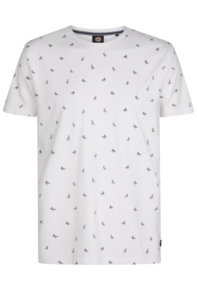 T SHIRT MET PRINT M 1050 TSR118 0000 Bright White